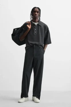 Clearance POLO PESPUNTE CONTRASTE Hombre Camisetas|Polos