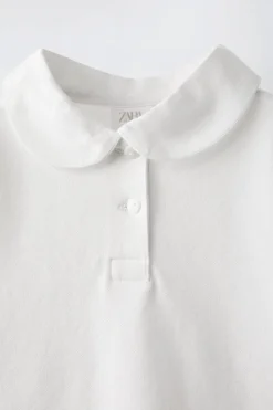 Niños ZARA 6 - 14 Años·Camisetas<POLO PIQUÉ COMBINADO