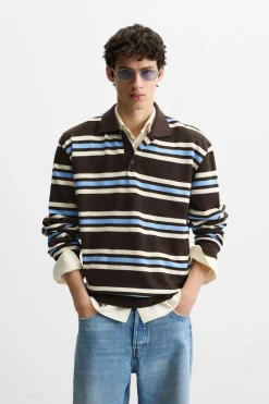 Online POLO PIQUÉ RAYAS Hombre Polos