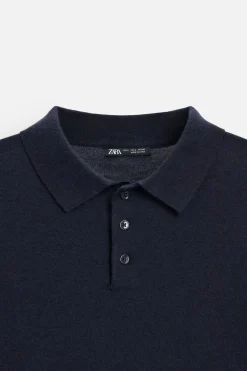 Best POLO PUNTO 100% CASHMERE Hombre Jerséis / Chaquetas|Polos