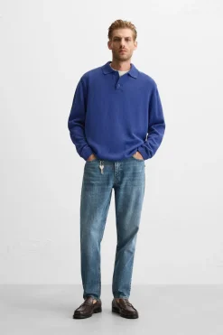 Outlet POLO PUNTO ALGODÓN Hombre Jerséis / Chaquetas|Polos