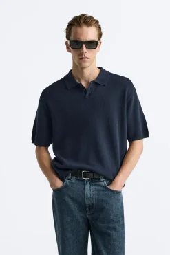 New POLO PUNTO ALGODÓN - SEDA Hombre Jerséis / Chaquetas|Polos