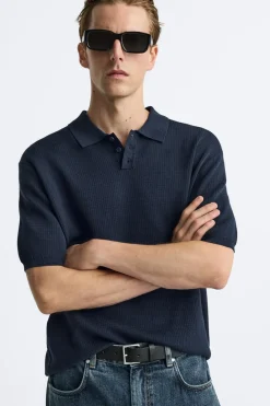 New POLO PUNTO ALGODÓN - SEDA Hombre Jerséis / Chaquetas|Polos