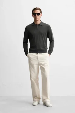 Sale POLO PUNTO ALGODÓN - SEDA Hombre Jerséis / Chaquetas|Polos