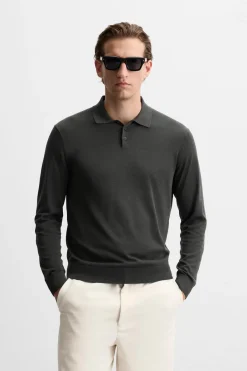 Sale POLO PUNTO ALGODÓN - SEDA Hombre Jerséis / Chaquetas|Polos