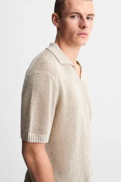 Clearance POLO PUNTO CALADOS Hombre Jerséis / Chaquetas|Polos