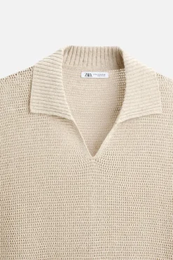 Clearance POLO PUNTO CALADOS Hombre Jerséis / Chaquetas|Polos