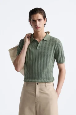 Clearance POLO PUNTO CANALÉ Hombre Jerséis / Chaquetas|Polos