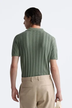 Clearance POLO PUNTO CANALÉ Hombre Jerséis / Chaquetas|Polos