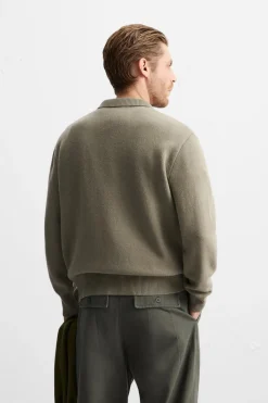 Clearance POLO PUNTO CON LANA Hombre Jerséis / Chaquetas|Polos