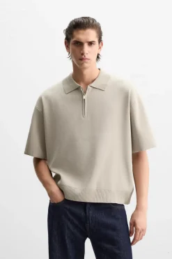 Best POLO PUNTO CREMALLERA Hombre Jerséis / Chaquetas|Polos