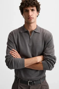 Discount POLO PUNTO CREMALLERA Hombre Jerséis / Chaquetas|Polos