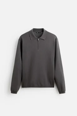 Discount POLO PUNTO CREMALLERA Hombre Jerséis / Chaquetas|Polos