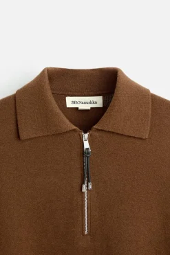 Discount POLO PUNTO CREMALLERA X NANUSHKA Hombre Jerséis / Chaquetas