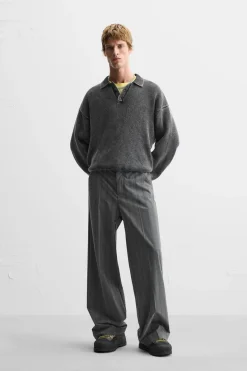 Sale POLO PUNTO EFECTO LAVADO Hombre Jerséis / Chaquetas|Polos