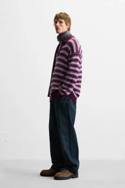 Clearance POLO PUNTO EFECTO PELO Hombre Jerséis / Chaquetas|Polos