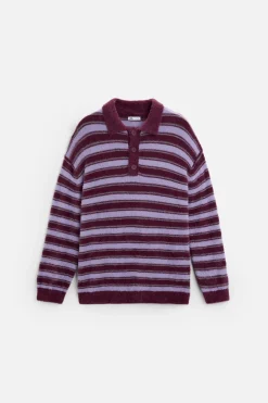 Clearance POLO PUNTO EFECTO PELO Hombre Jerséis / Chaquetas|Polos