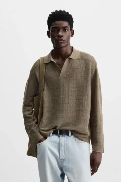 Clearance POLO PUNTO ESTRUCTURA Hombre Jerséis / Chaquetas|Polos