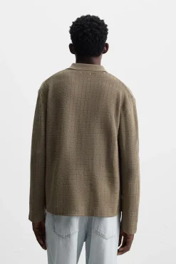 Clearance POLO PUNTO ESTRUCTURA Hombre Jerséis / Chaquetas|Polos