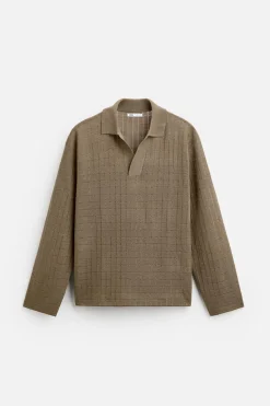 Clearance POLO PUNTO ESTRUCTURA Hombre Jerséis / Chaquetas|Polos