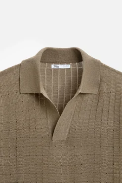 Clearance POLO PUNTO ESTRUCTURA Hombre Jerséis / Chaquetas|Polos