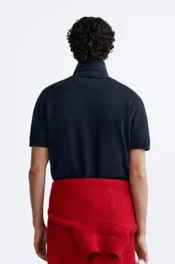 Sale POLO PUNTO ESTRUCTURA Hombre Polos