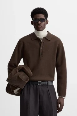 Clearance POLO PUNTO ESTRUCTURA Hombre Jerséis / Chaquetas|Polos