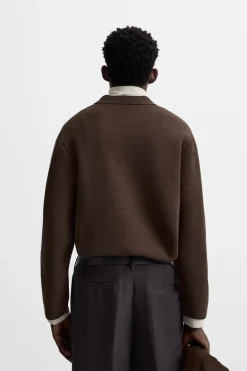 Clearance POLO PUNTO ESTRUCTURA Hombre Jerséis / Chaquetas|Polos