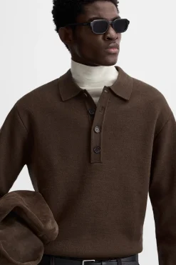 Clearance POLO PUNTO ESTRUCTURA Hombre Jerséis / Chaquetas|Polos