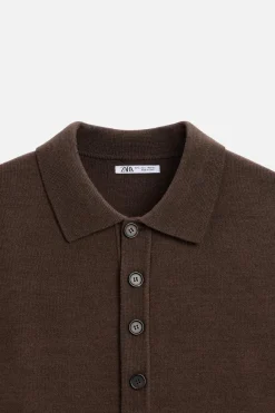 Clearance POLO PUNTO ESTRUCTURA Hombre Jerséis / Chaquetas|Polos