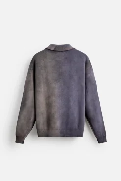 Fashion POLO PUNTO ESTRUCTURA LAVADO Hombre Jerséis / Chaquetas|Polos