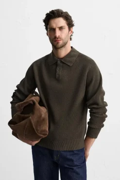 Best POLO PUNTO ESTRUCTURA TEXTURA Hombre Jerséis / Chaquetas|Polos