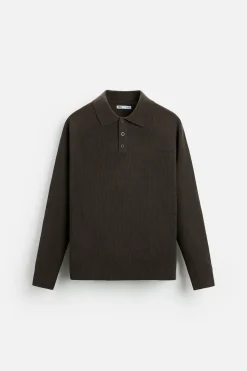 Best POLO PUNTO ESTRUCTURA TEXTURA Hombre Jerséis / Chaquetas|Polos