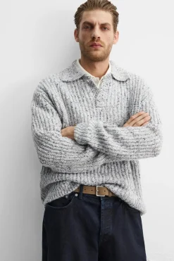 Sale POLO PUNTO ESTRUCTURA TEXTURA Hombre Jerséis / Chaquetas|Polos