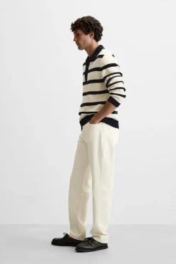 Fashion POLO PUNTO JACQUARD RAYAS Hombre Jerséis / Chaquetas|Polos