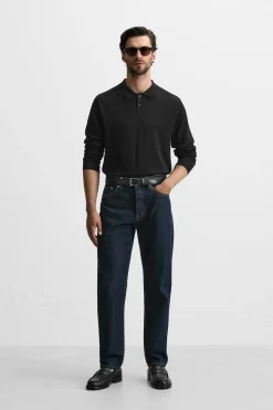 Outlet POLO PUNTO LANA MERINO Hombre Jerséis / Chaquetas|Polos