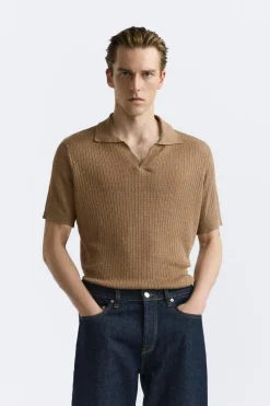 Discount POLO PUNTO LINO - VISCOSA Hombre Jerséis / Chaquetas|Polos