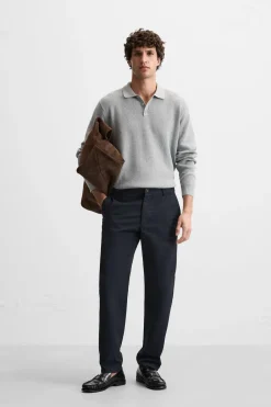 Discount POLO PUNTO PERLADO Hombre Jerséis / Chaquetas|Polos