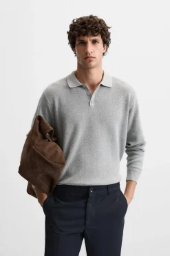 Discount POLO PUNTO PERLADO Hombre Jerséis / Chaquetas|Polos