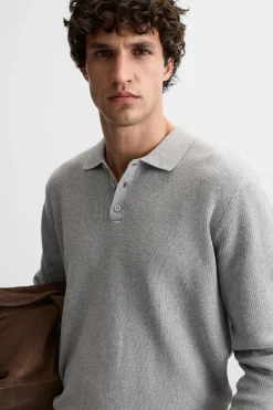 Discount POLO PUNTO PERLADO Hombre Jerséis / Chaquetas|Polos