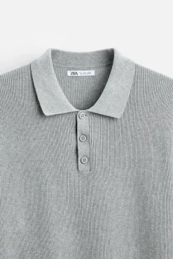 Discount POLO PUNTO PERLADO Hombre Jerséis / Chaquetas|Polos