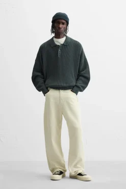 Fashion POLO PUNTO PERLADO Hombre Jerséis / Chaquetas|Polos