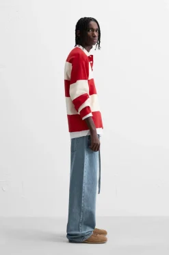 Outlet POLO PUNTO RAYAS Hombre Jerséis / Chaquetas|Polos