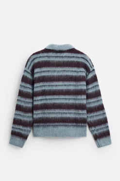 Fashion POLO PUNTO RAYAS CEPILLADO Hombre Jerséis / Chaquetas|Polos