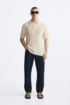 Sale POLO PUNTO TEXTURA Hombre Jerséis / Chaquetas|Polos