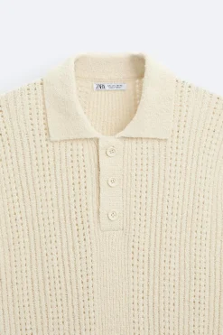 Sale POLO PUNTO TEXTURA Hombre Jerséis / Chaquetas|Polos