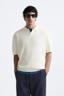 Discount POLO PUNTO TEXTURA Hombre Jerséis / Chaquetas|Polos