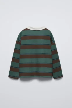 Niños ZARA 6 - 14 Años·Camisetas<POLO RAYAS