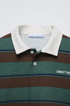 Niños ZARA 6 - 14 Años·Camisetas<POLO RAYAS