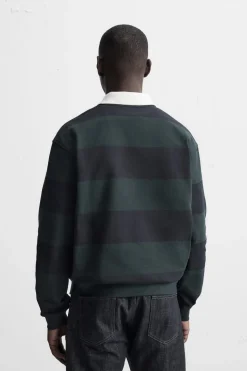 Sale POLO RAYAS COMBINADO Hombre Polos